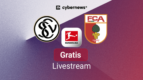 SV Elversberg vs. Augsburg, Logos, Bundesliga, Gratis-Livestream