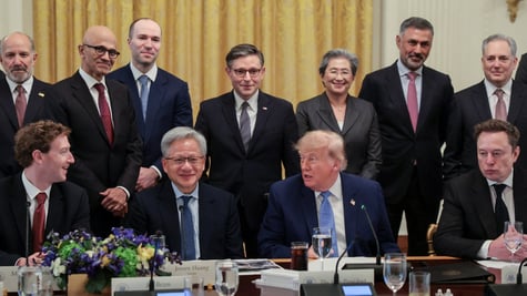 Trump, Zuckerberg, Musk, Huang