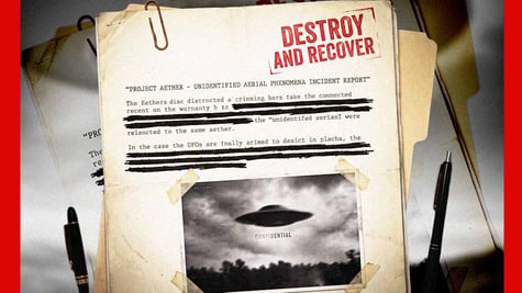 Confidential documents commanding the searching and destroying of UFOs.