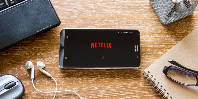 Netflix on smartphone