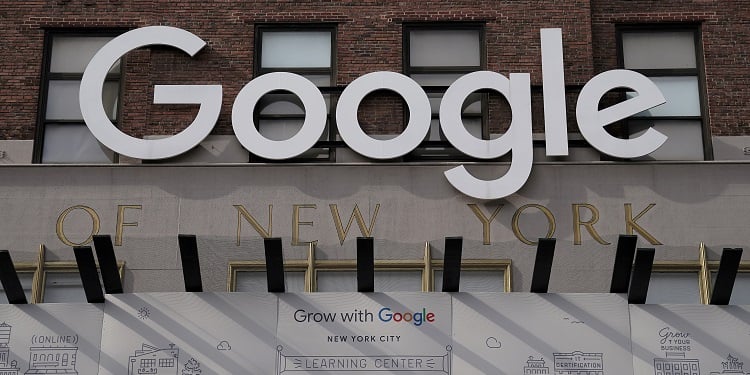 Google logo of New York
