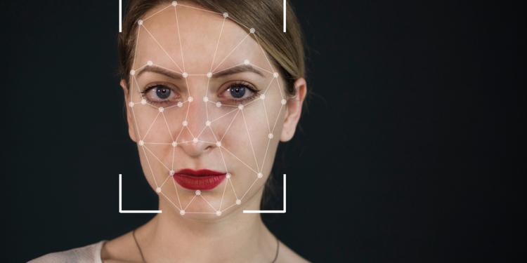 Woman face deepfake artificial intelligence