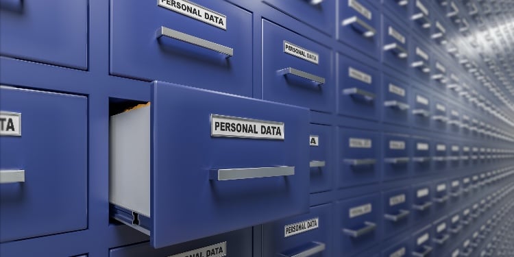 A lot of cabinets with documents and files