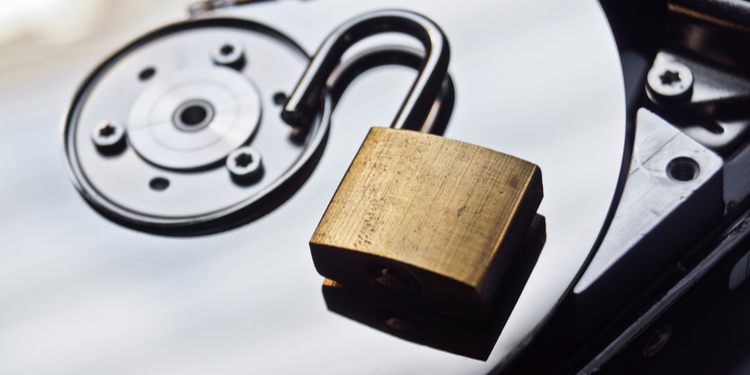 Unlocked padlock