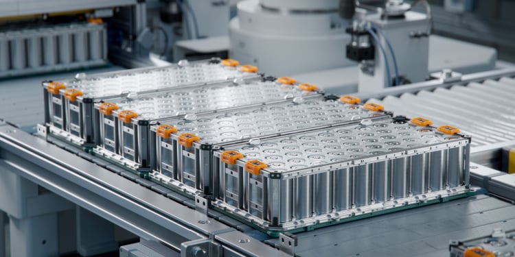 EV Lithium-ion battery component