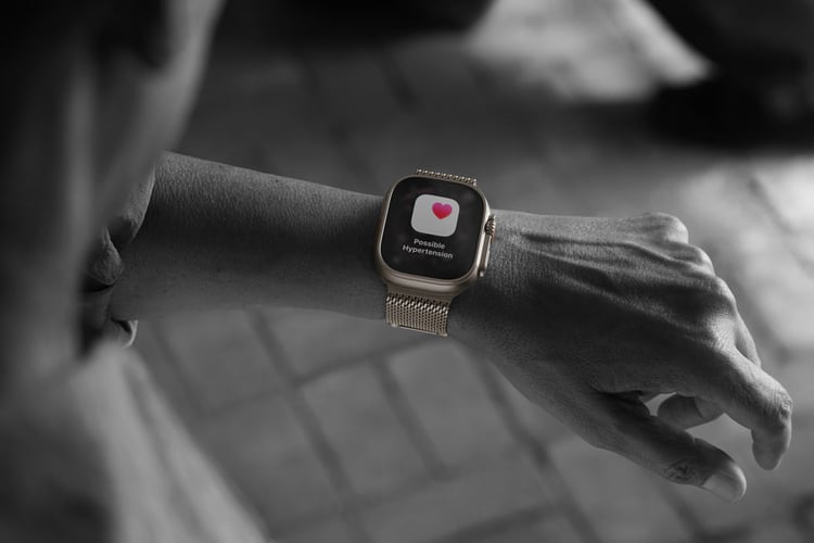 Hypertension notifications on Apple Watch Ultra 3