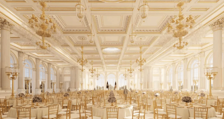 The Ballroom project via the White House