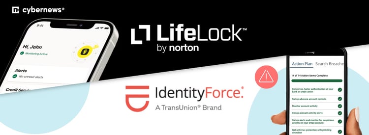 Lifelock Interface LifeLock vs IdentityForce: Research-Based Comparison 2026