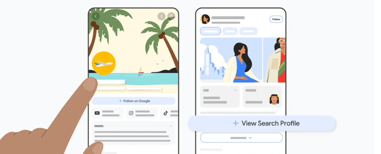 Search Profiles via Google