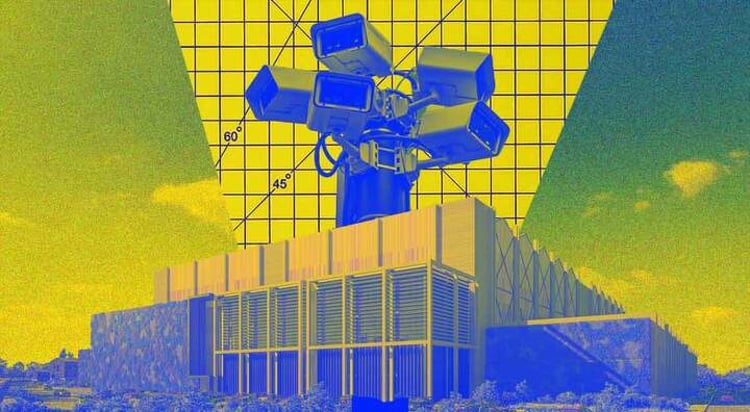 cctv cameras coming out of a data centre_720