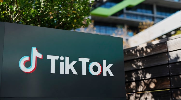 tiktok office sign mario tama