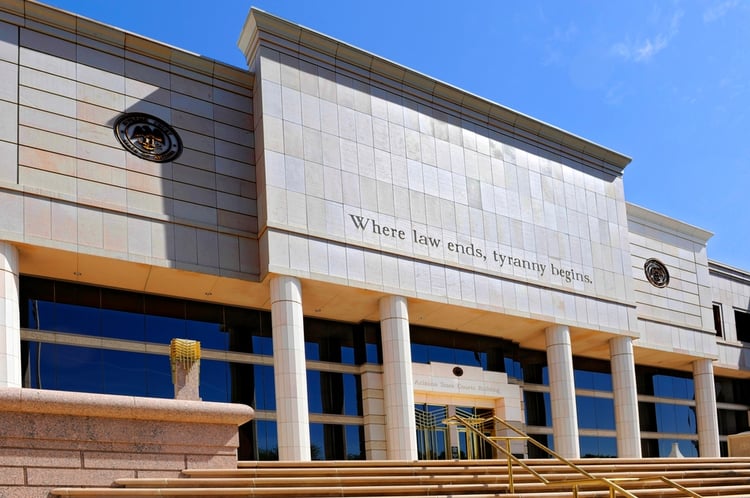 State Supreme Court Building Phoenix Arizona cyberattack