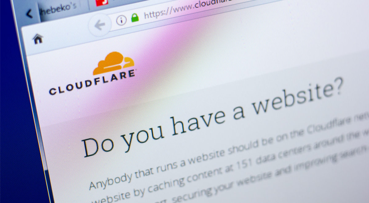 Cloudflare website