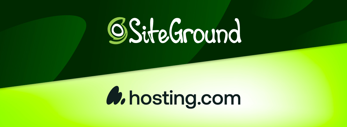 Logo of Siteground vs. Hosting.com