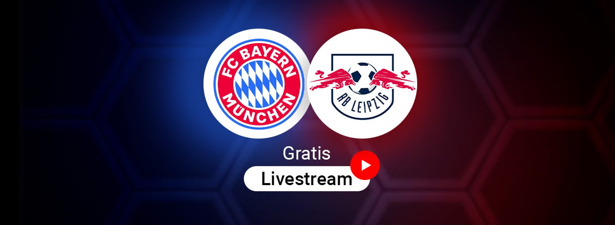 FC Bayern vs. RB Leipzig Logos für Bundesliga Spiel in der Saison 2025/2026