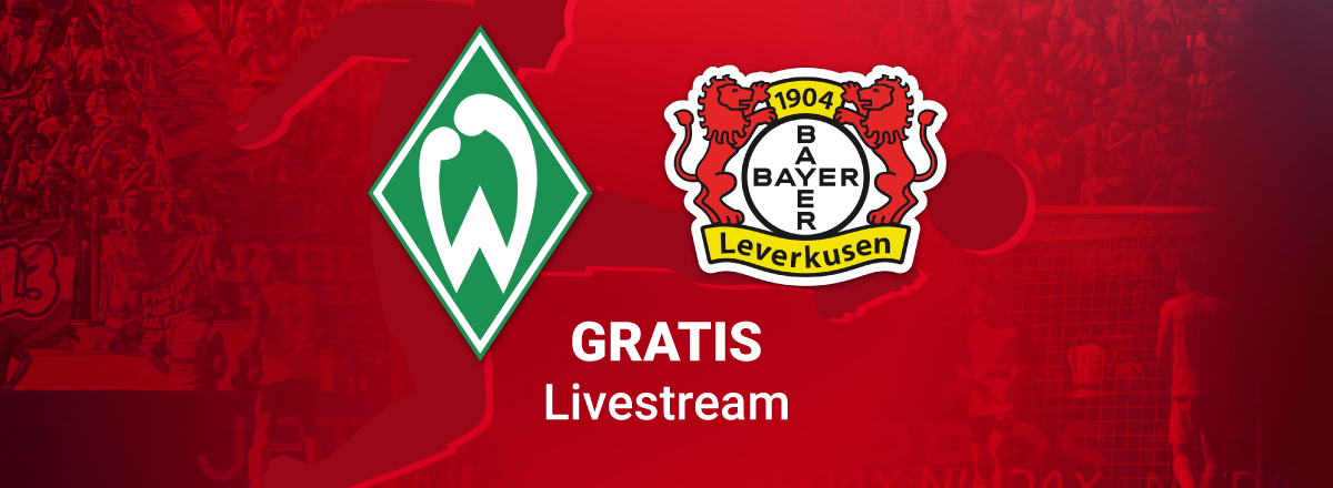Team Logos zum Spiel Werder Bremen vs. Leverkusen in der Bundesliga