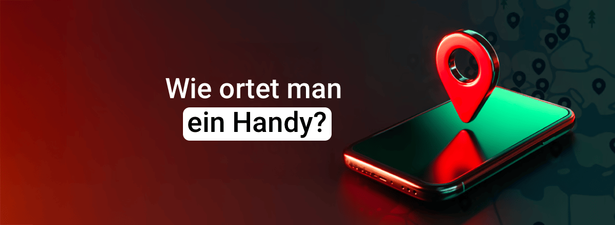 Standort Symbol über einer Handy Illustration