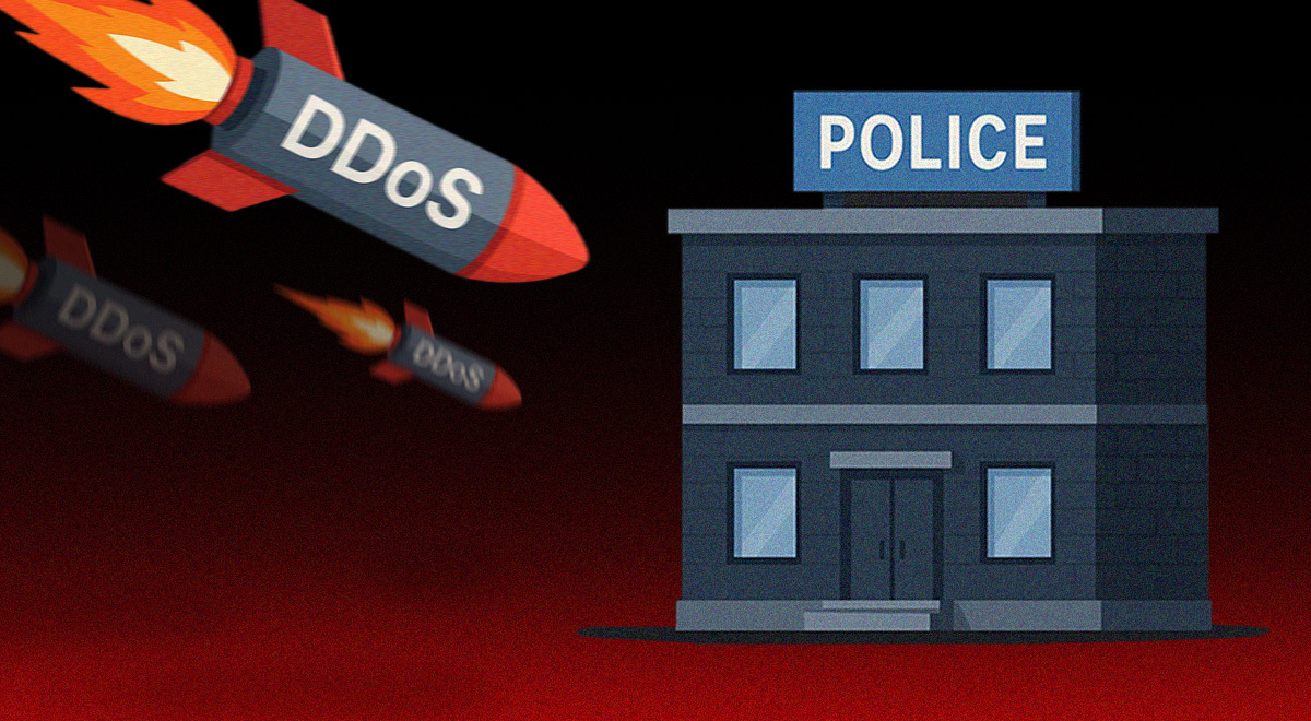 ddos rocket launch police station
