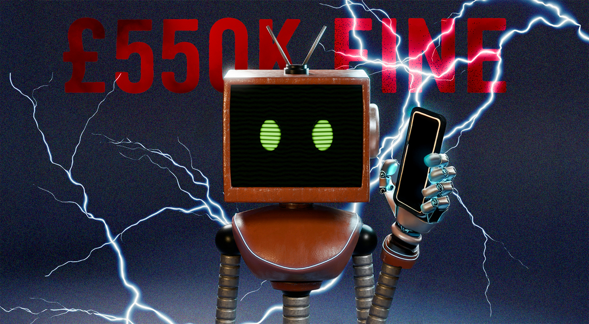 electricity-sparks-robot-talking-on-the-phone