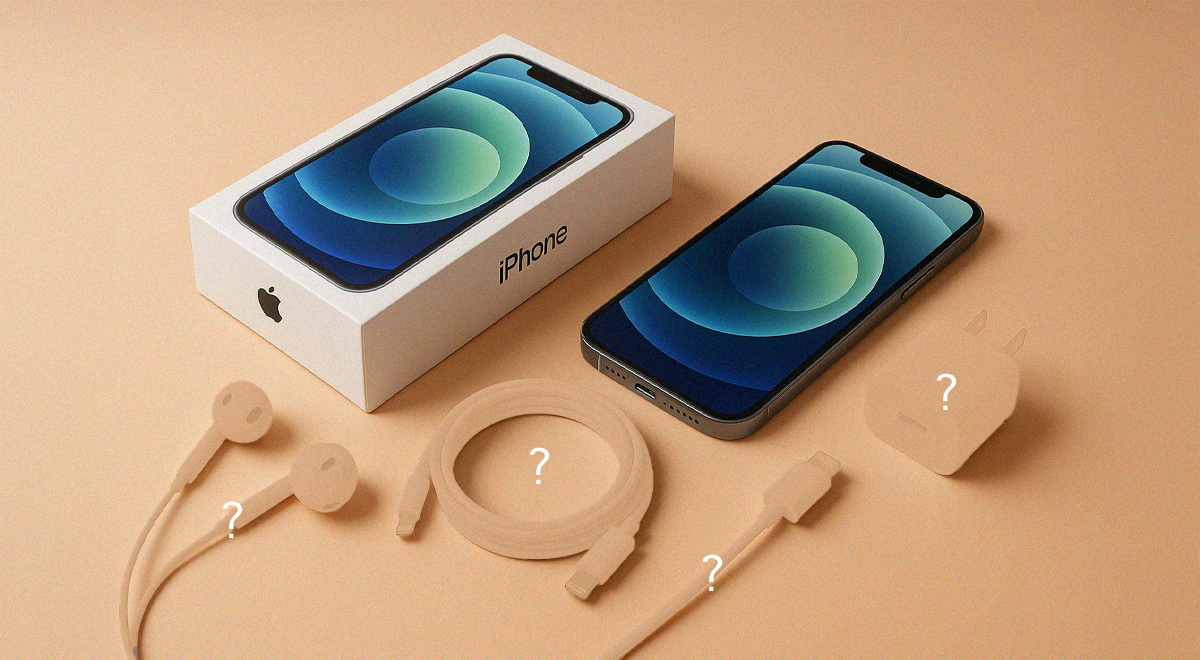 iPhone box without accessories