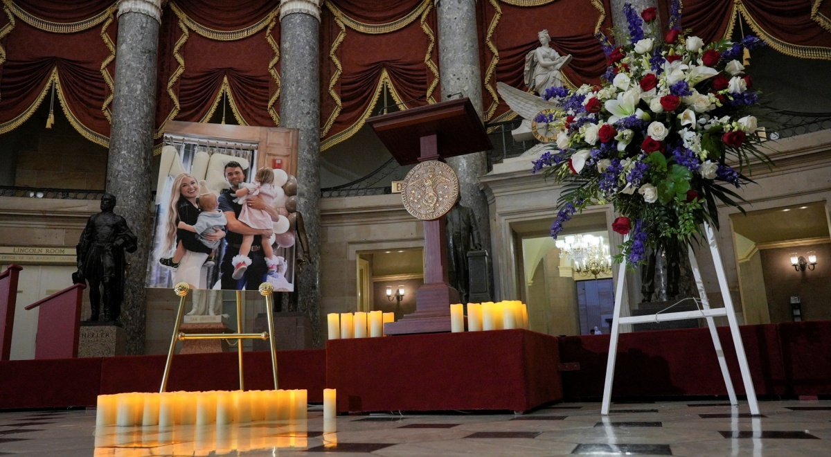 Charlie Kirk Statutory Hall vigil