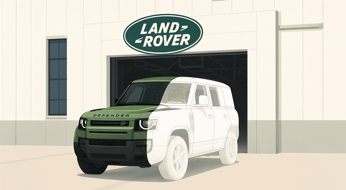 jaguar land rover logo empty car SUV