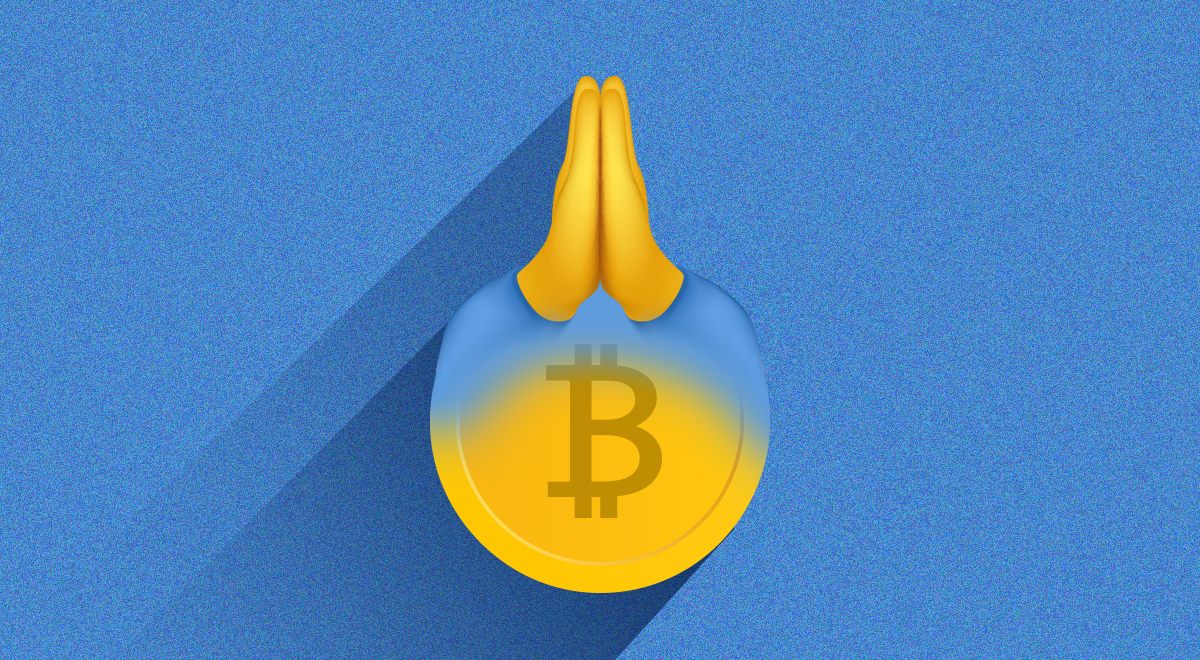 pray emoji crypto coin