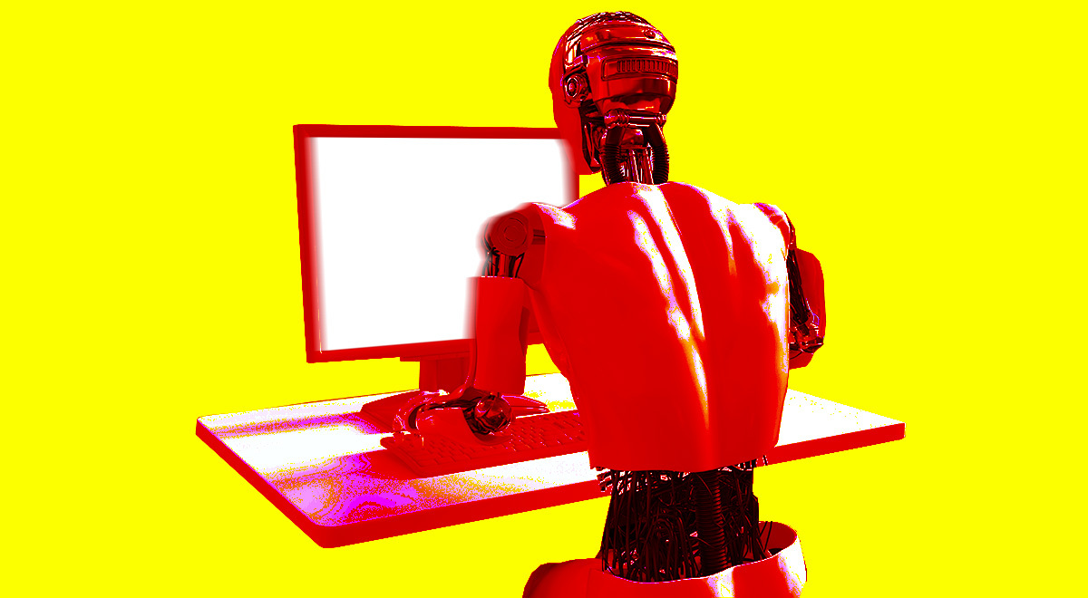Robot using a computer