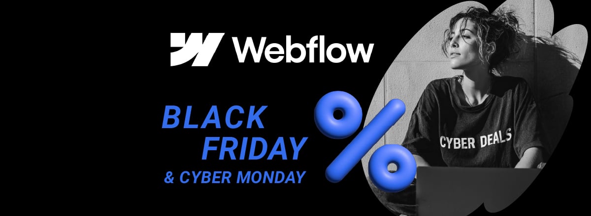 Webflow Black Friday and Cyber Monday featured image