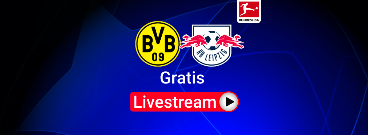 Dortmund vs. RB Leipzig Team Logos Free Bundesliga Livestream