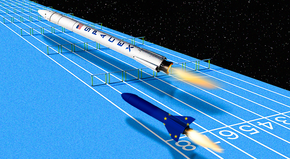 European rocket trying to catch up with SpaceX