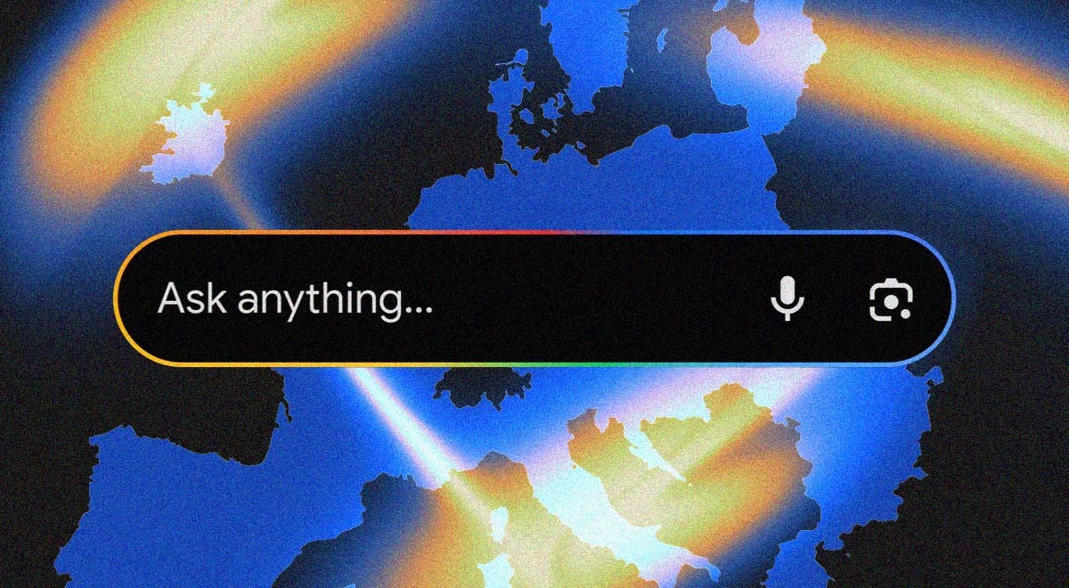 Google AI Mode feature availability in Europe; Google and EU