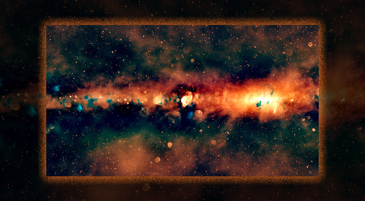 An map of the milkyway.