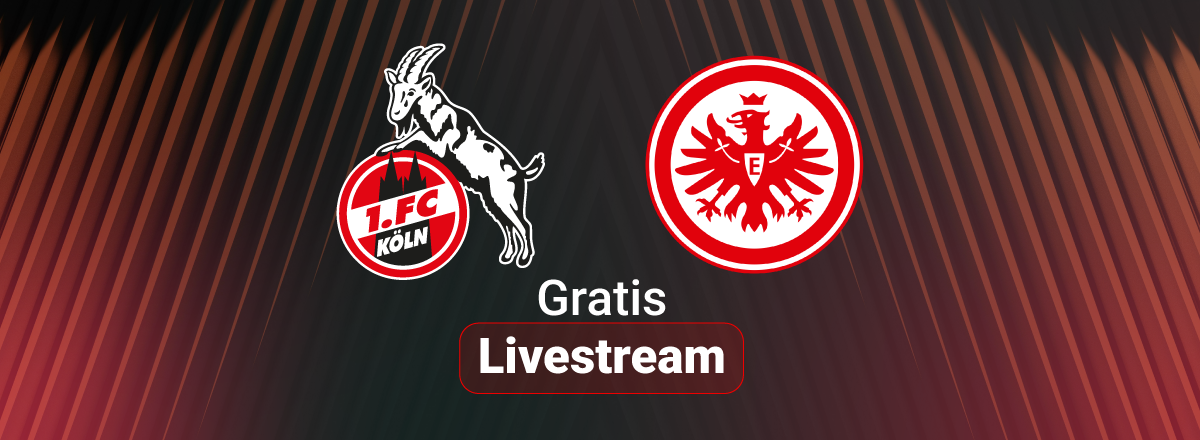 Koeln vs. Eintracht Frankfurt, Team Logos, Bundesliga Stream