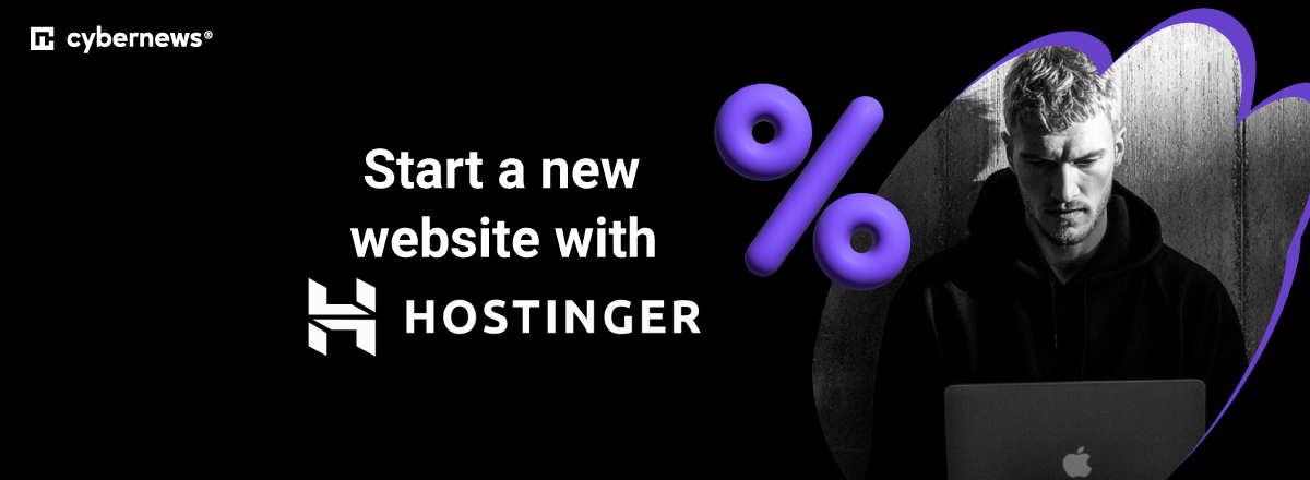 start a new website with hostinger