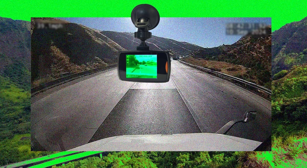 Dash cam for road monitoring in Hawaii