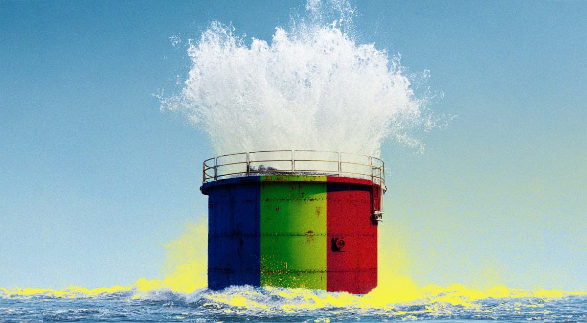 industrial-water-tankromanian-flag
