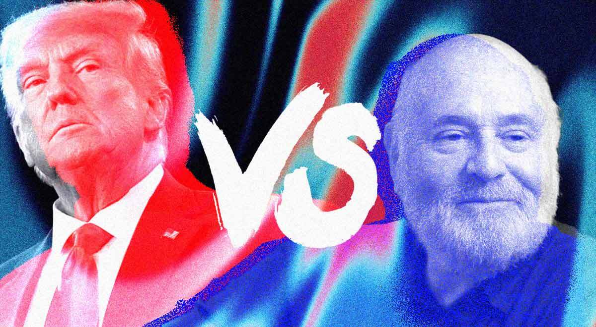 Donald Trump and Rob Reiner