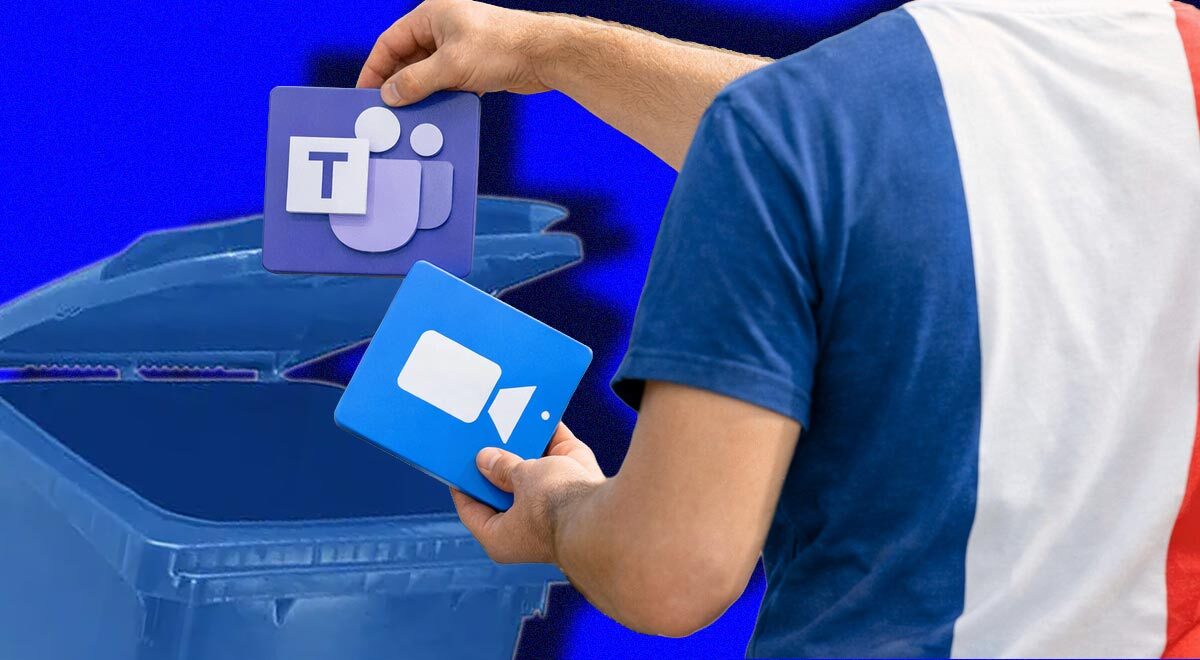 France is ditching Microsoft Teams and Zoom