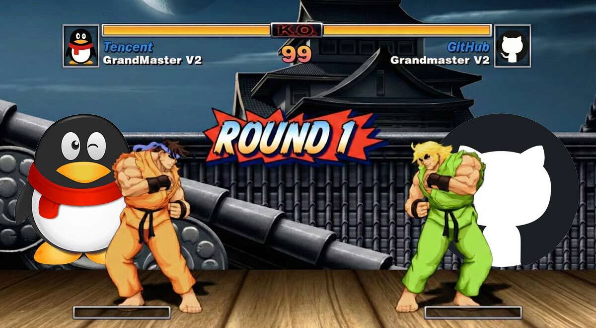 Street Fighter gamplay Tencent vs GitHub
