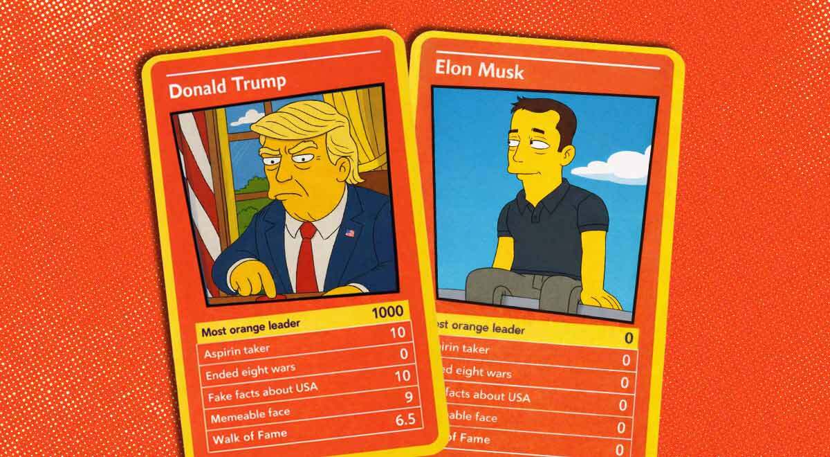 cards Trump and Musk