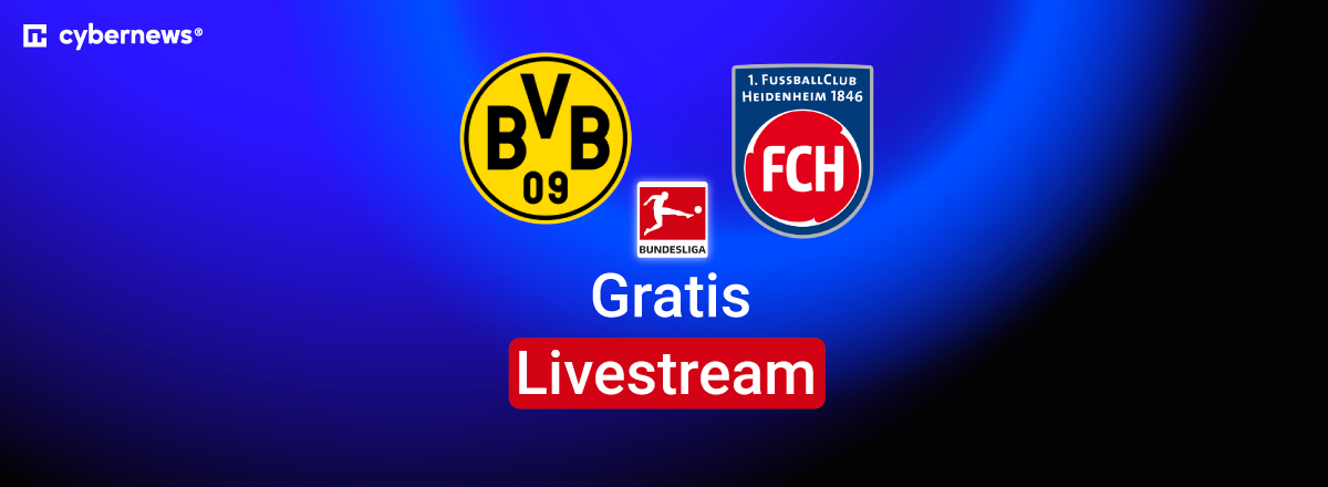 dortmund vs heidenheim, Team Logos, Gratis Livestream