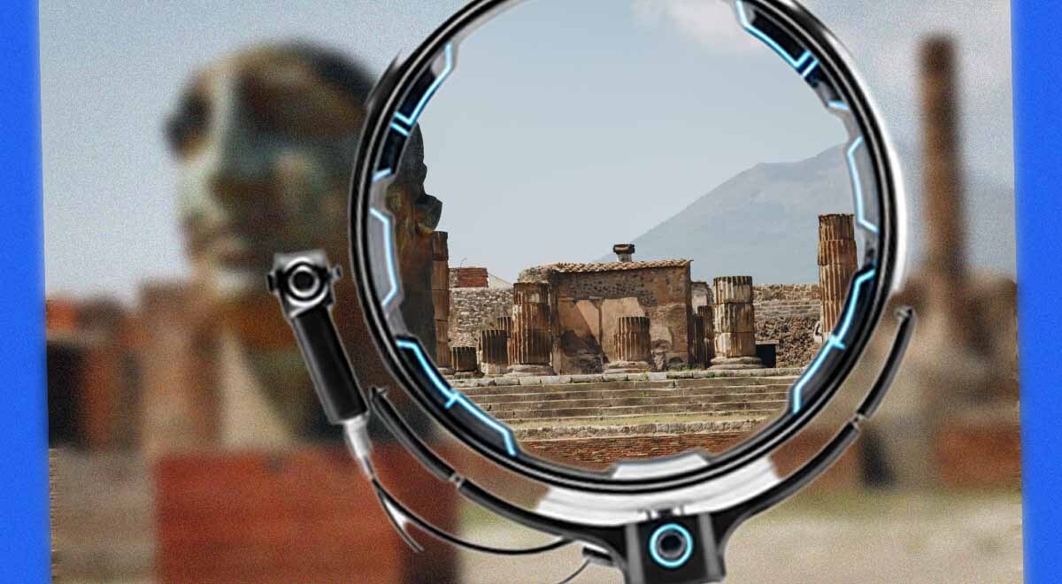 pompei magnifying glass