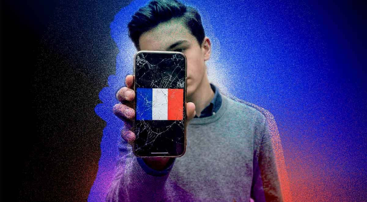 teenager phone france