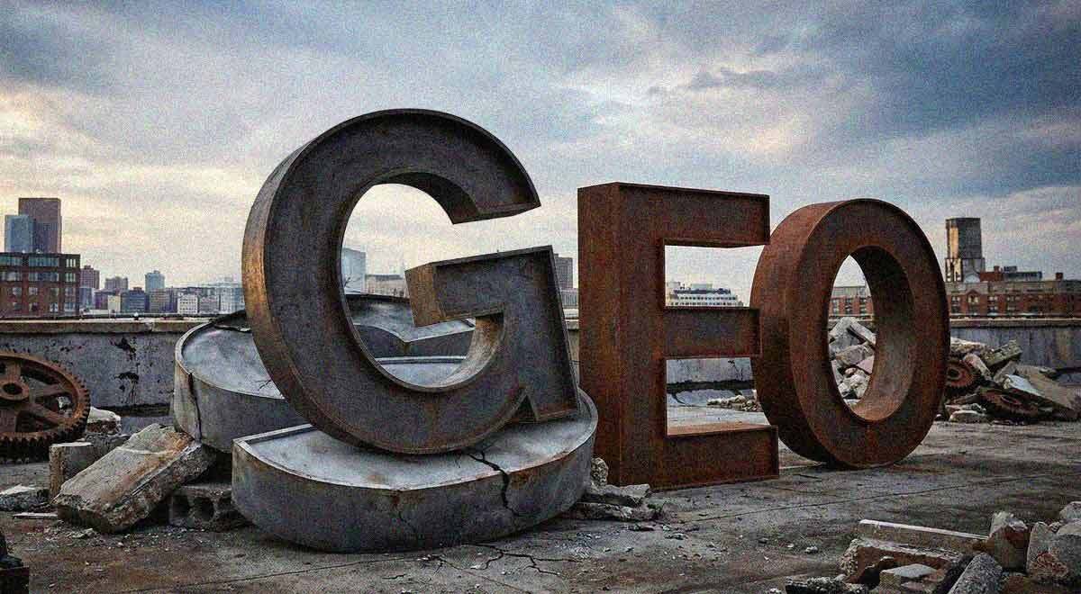 the text _seo_ but the s is getting squeezed by the letter g