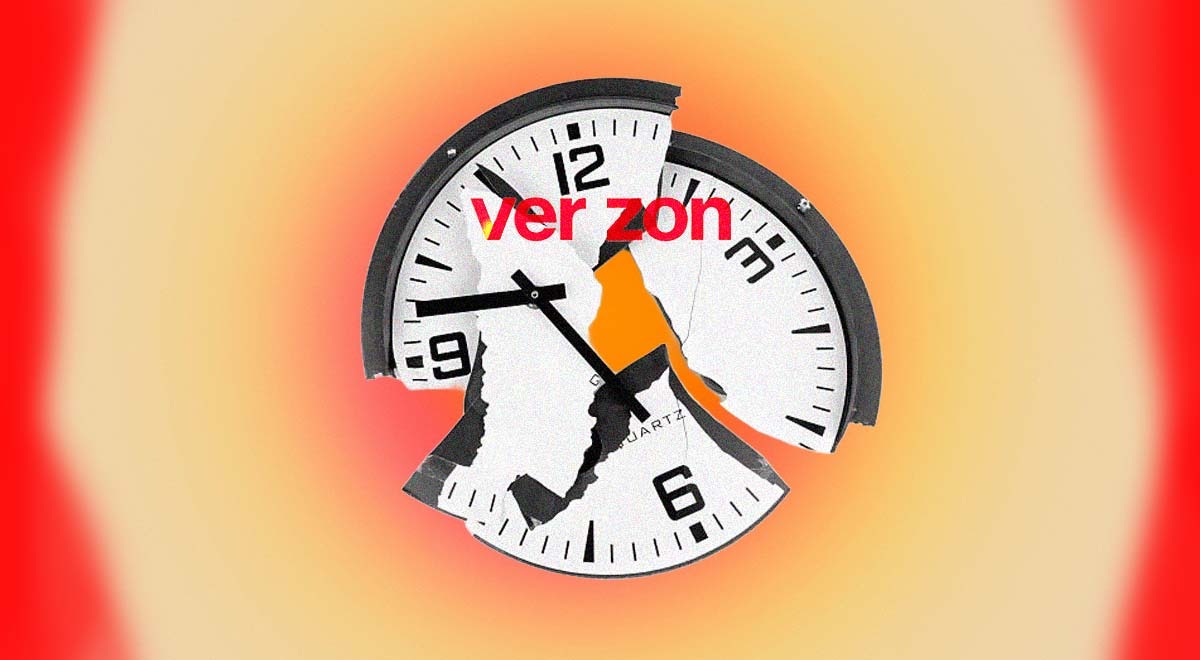 verizon clock