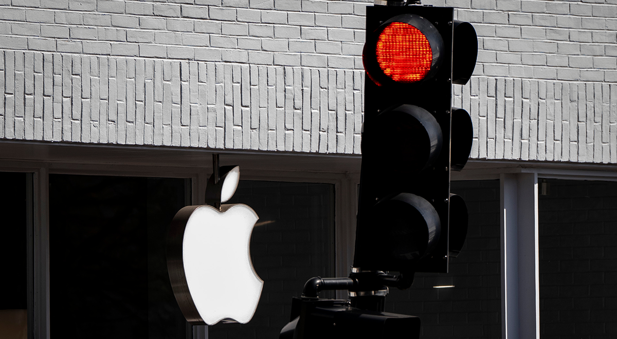 apple red light