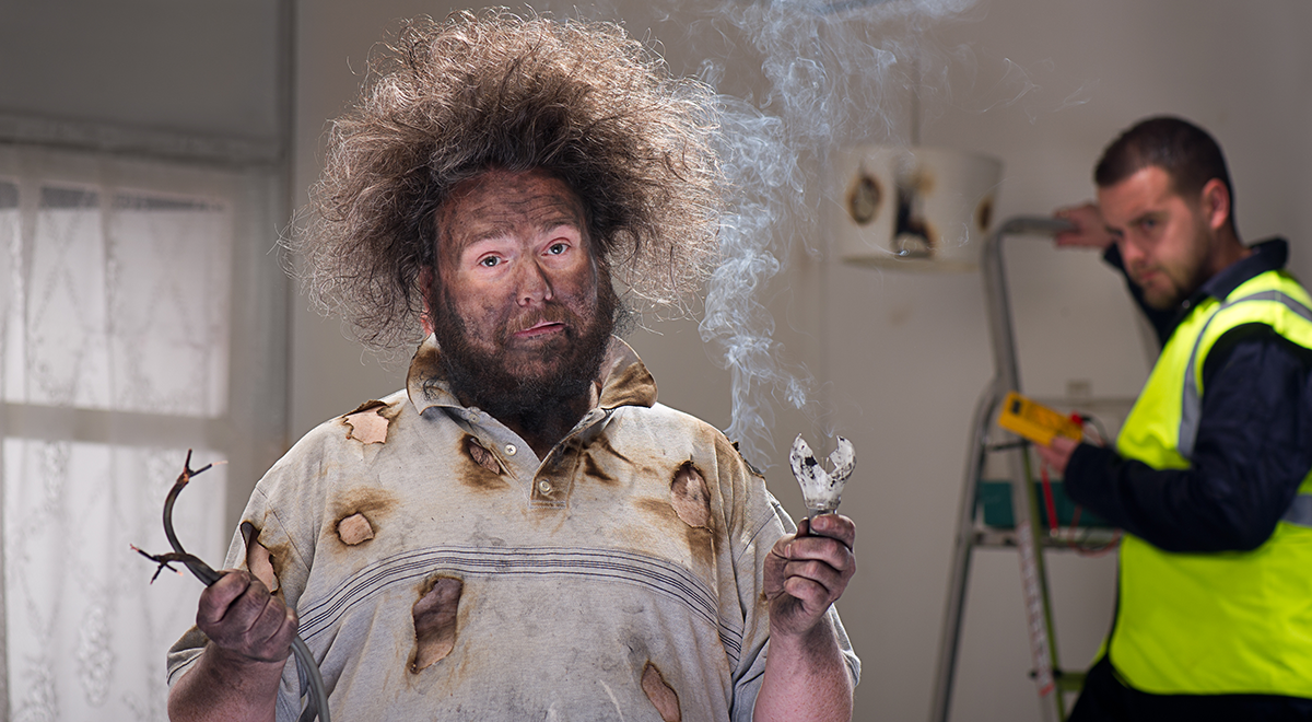 electrocution while diy electricity