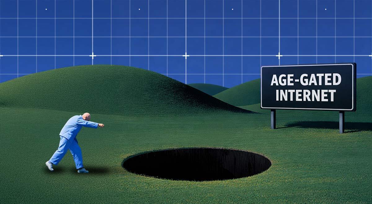sleepwalking our way in to an age gated internet
