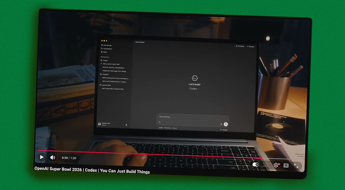 OpenAI ad during Super Bowl